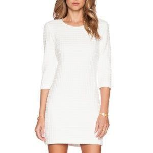 THEORY Mini Shift Dress in White